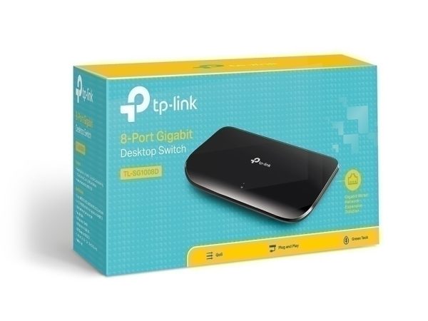 SWITCH DE ESCRITORIO CON 8PTOS GIGABIT SIN ADMINISTRACION Switches / Hubs Tp-link - Image 3