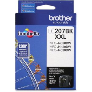 Cartucho Brother LC-207BK Negro, 1200 Páginas