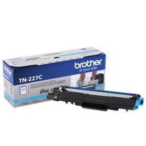 Tóner Brother TN-227C Alto Rendimiento Cyan, 2300 Páginas
