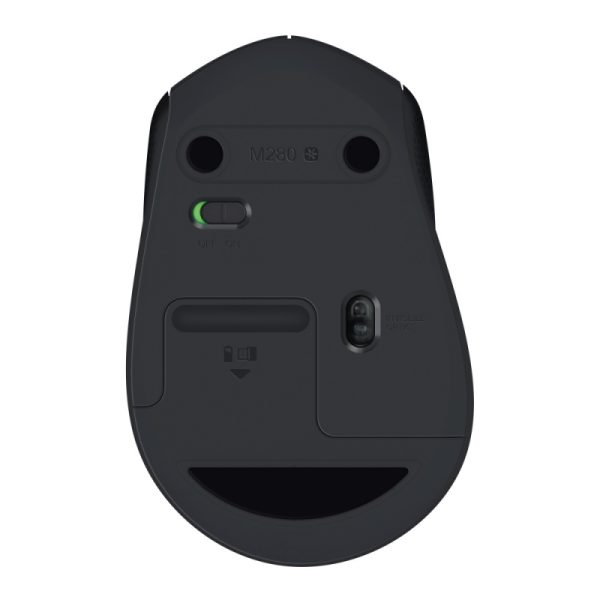 Logitech M280 Mouse - Radiofrecuencia - USB - Óptico - 3 Botón(es) - Negro - Inalámbrico - 1000 dpi - Rueda de desplazamiento - Image 4