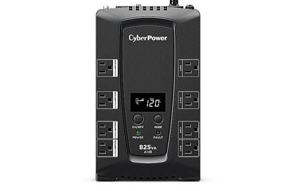 No Break CyberPower CP825AVRLCD, 450W, 825VA, Entrada 90-140V 825VA/450W  LCD  AVR COMPACTO COAX - Image 6