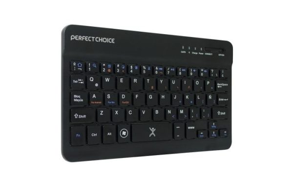 Teclado Perfect Choice Mini PC-200932, Bluetooth, USB, Negro (Español) BLUETOOTH - Image 3