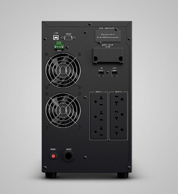 CyberPower UPS en línea de doble conversión CyberPower Smart App Online OLS2000a - 2KVA/1.80kW - Torre - 4Hora(s) Recharge - 120 V AC Entrada - 4 x NEMA 5-20R  - Image 4