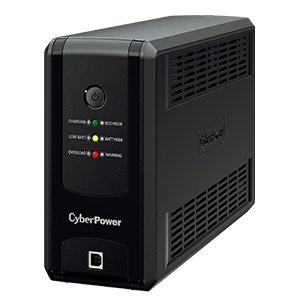 UPS de línea interactiva CyberPower UT550GU - 550VA/275W - Torre - AVR - 6Hora(s) Recharge - 2Minuto(s) Stand-by - 120 V AC Entrada - 120 V AC Salida - 8 x NEMA 5-15R Receptacle(s) - Monofásico - 4 x Battery/Surge Outlet