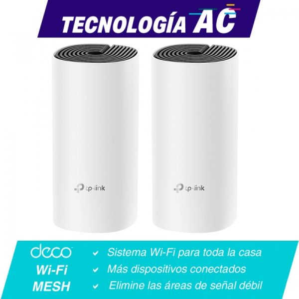 TP-Link solución para hogar Inteligente wifi Mesh DECO M4 de 2 piezas AC1200 - Image 4