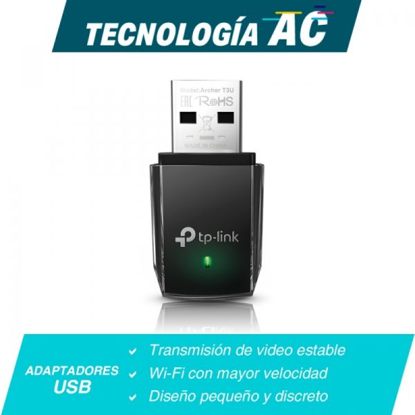 TP-Link mini Adaptador USB mini Inalámbrico MU-MIMO AC1300 - Image 3