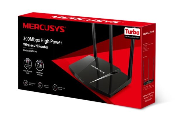 Mercusys Router inalámbrico N de alta potencia de 300Mbps - Image 4