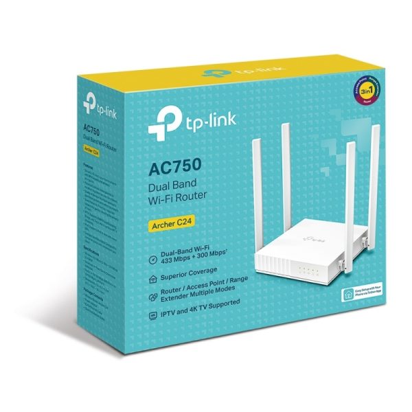 TP-Link router de Doble Banda AC750, d433 Mbps en 5 GHz y 300 Mbps en 2.4 GHz - Image 4