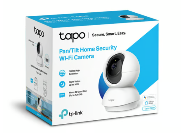 Cámara de seguridad TP-Link Tapo C200, WiFi, domo, 1080p, día/noche. - Image 2