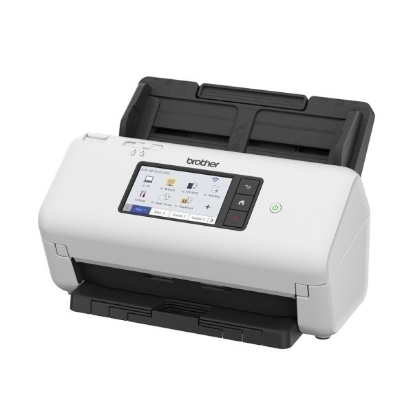 Escáner de superficie plana Brother ADS-4700W - 600 x 600 ppp Óptico - 48 bits Color - 40 ppm (Mono) - 40 ppm (Color) - Escaneo dúplex - USB - Image 2