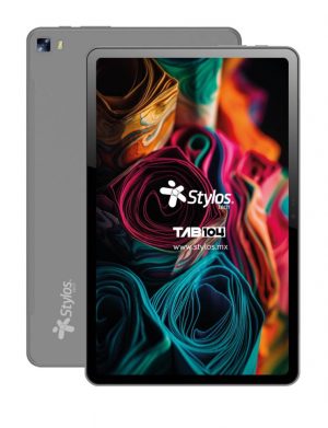 Tableta Stylos TAB104 - 26.4cm (10.4") - UNISOC T606 Octa-core (8 núcleos) - 4GB - 128GB Almacenamiento - androide 13 - Plata - Cortex A75 Dual-core (2 núcleos) 1.60GHz + Cortex A55 Hexa-core (6 Core) 1.60GHz - Upto 512GB Memory Card Supported Capacity - microSD, TransFlash Soportado - 2000 x 1200 - 5Megapíxel Cámara frontal