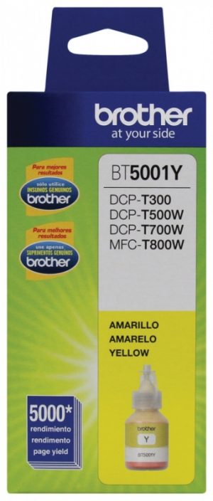 BOTELLA DE TINTA AMARILLO RENDIMIENTO 5000 PAGINAS