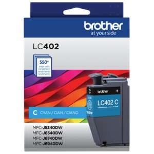 Cartucho Brother LC402C Cian, 550 Páginas