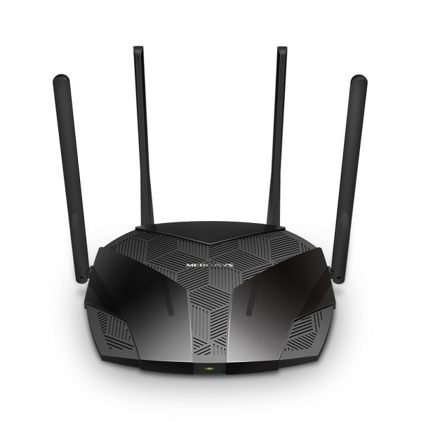 Mercusys MR70X Wi-Fi 6 IEEE 802.11ax Ethernet Router inalámbrico - Banda dual - 2.40GHz Banda ISM - 5GHz Banda UNII - 4 x Antena(4 x Externo) - 230.40MB/s Velocidad Inalámbrica - 3 x Puerto de red - 1 x Broadband Port - Gigabit Ethernet - Compatibilidad con VPN - De Escritorio