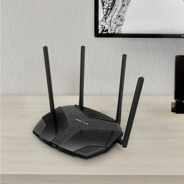 Mercusys MR70X Wi-Fi 6 IEEE 802.11ax Ethernet Router inalámbrico - Banda dual - 2.40GHz Banda ISM - 5GHz Banda UNII - 4 x Antena(4 x Externo) - 230.40MB/s Velocidad Inalámbrica - 3 x Puerto de red - 1 x Broadband Port - Gigabit Ethernet - Compatibilidad con VPN - De Escritorio - Image 4