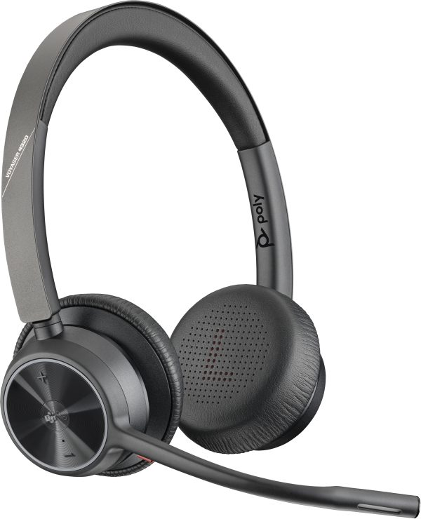 Poly Audífonos Voyager 4320 UC, Inalámbrico, Bluetooth, USB-A, Negro - Image 2