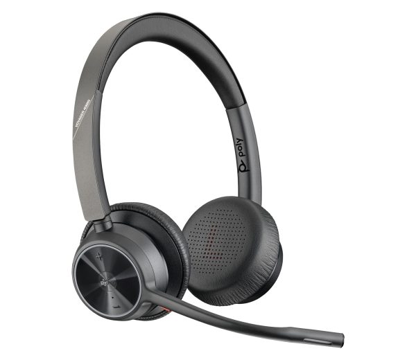 Poly Audífonos Voyager 4320 UC, Inalámbrico, Bluetooth, USB-A, Negro - Image 4
