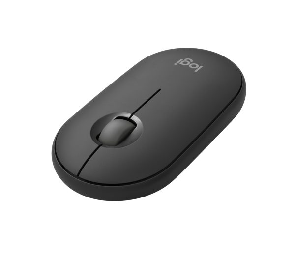 Logitech Pebble 2 M350S Mouse - Bluetooth - USB - Óptico - Grafito - Inalámbrico - 10m - 4000 dpi - Rueda de desplazamiento - Simétrico - 1 x AA Battery Supported - Image 2