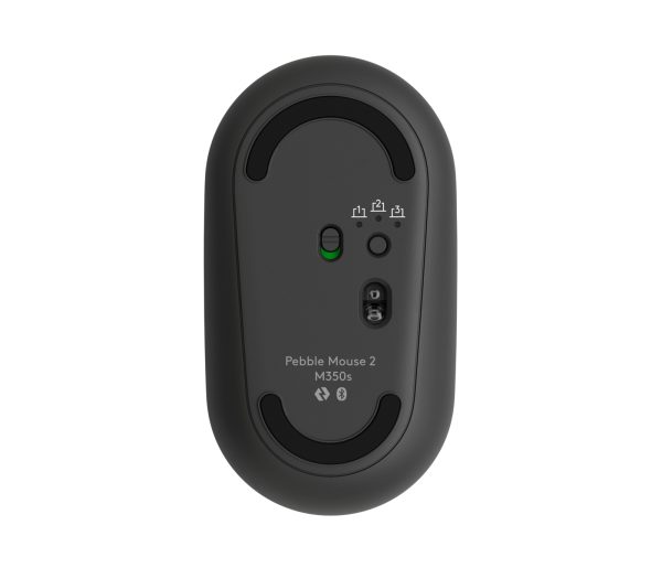 Logitech Pebble 2 M350S Mouse - Bluetooth - USB - Óptico - Grafito - Inalámbrico - 10m - 4000 dpi - Rueda de desplazamiento - Simétrico - 1 x AA Battery Supported - Image 5