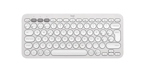 TECLADO LOGITECH INALAMBRICO PEBBLE K380S BLANCO - Image 3