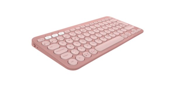 TECLADO LOGITECH INALAMBRICO PEBBLE K380S ROSA - Image 4
