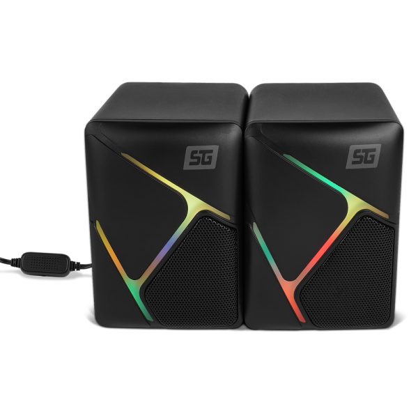Vorago Bocina Portátil SPK-108, Alámbrico, 2.0 Canales, 6W RMS, Negro - Image 5