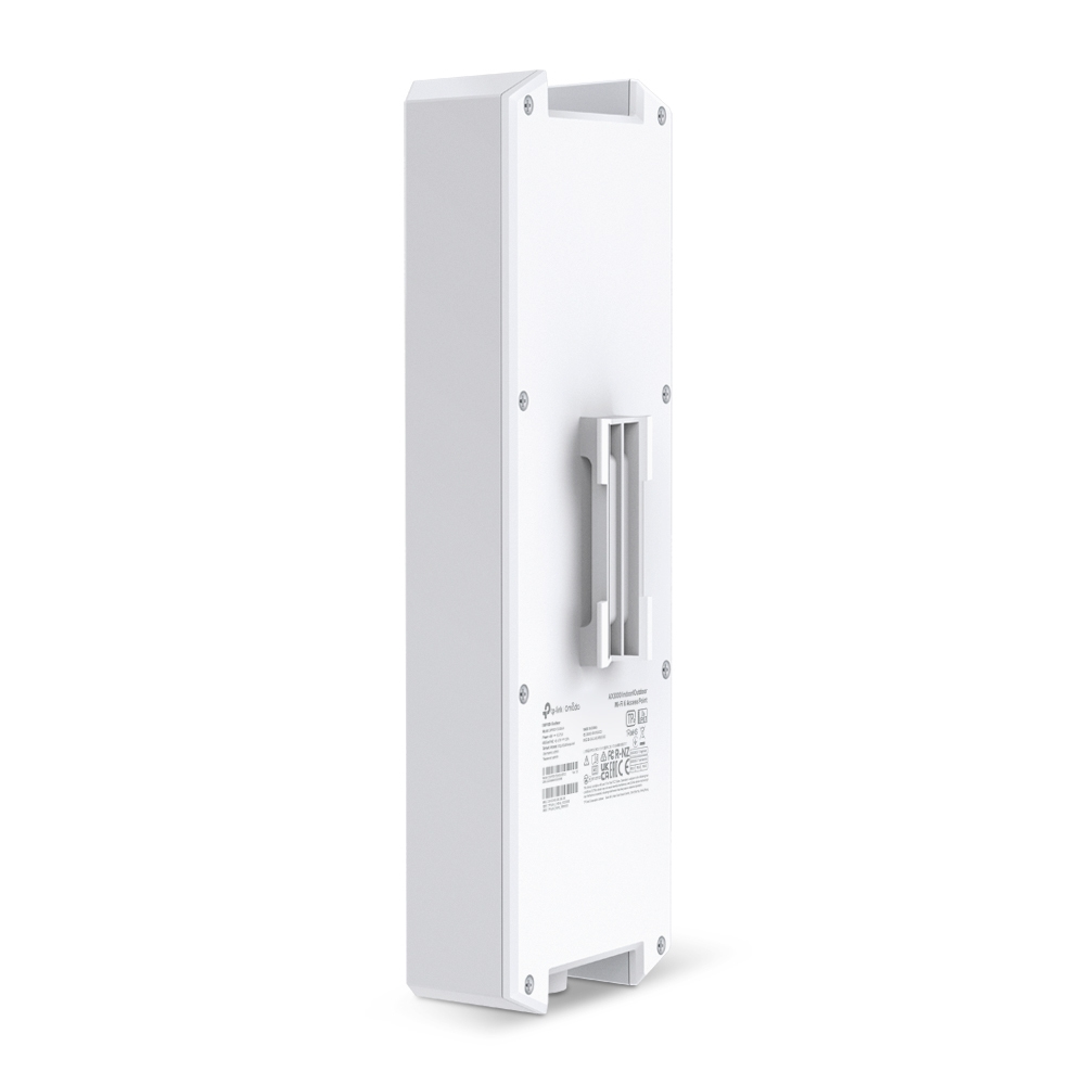 TP-Link EAP650-Outdoor Banda dual IEEE 802.11 a/b/g/n/ac/ax 3Gbit/s Punto de acceso inalámbrico - Interior/Exterior - 2.40GHz, 5GHz - Externo - Tecnología MIMO - 1 x Red (RJ-45) - Gigabit Ethernet - Montable en poste, Montaje en pared - IP67 - Image 3