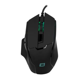 Vorago MO-504 Ratón de juego - USB - Óptico - 6 Botón(es) - Negro - Cable - 6400 dpi