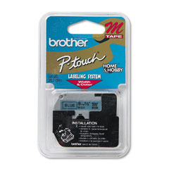 Brother Cinta para etiquetas - 9.40mm Ancho - Térmica - Azul - 1 Solamente