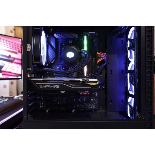 Gabinete Naceb Hydra Cristal Templad RGB Full Tower ATX USB 3.0 - Image 8
