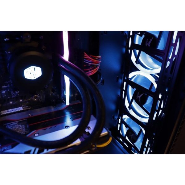 Gabinete Naceb Hydra Cristal Templad RGB Full Tower ATX USB 3.0 - Image 10