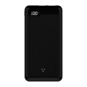 POWER BANK VORAGO PB-450 10000 mAh NEGRO USB Y TIPO C LCD