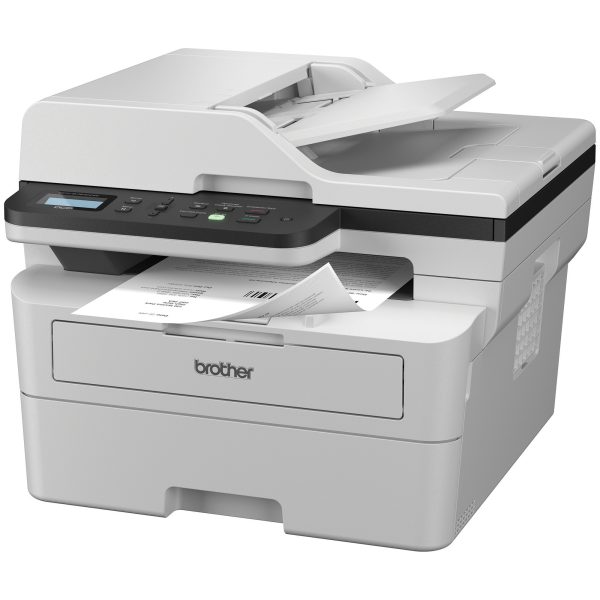 Impresora Láser Multifunción Brother DCPB7640DW Con cable e inalámbrico - Monocromo - Copiadora/Impresora/Escáner - 36 ppm de impresión monocolor - Dúplex impresión Automático - Hasta 35000 páginas al mes - Color De Superficie Plana Escáner - 1200 - Gigabit Ethernet Ethernet - LAN inalámbrica - Apple AirPrint, Mopria, Wi-Fi Direct - USB - Image 2