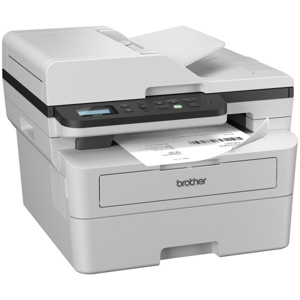Impresora Láser Multifunción Brother DCPB7640DW Con cable e inalámbrico - Monocromo - Copiadora/Impresora/Escáner - 36 ppm de impresión monocolor - Dúplex impresión Automático - Hasta 35000 páginas al mes - Color De Superficie Plana Escáner - 1200 - Gigabit Ethernet Ethernet - LAN inalámbrica - Apple AirPrint, Mopria, Wi-Fi Direct - USB - Image 3