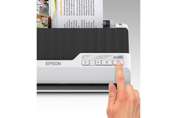 Escáner de superficie plana Epson DS-C490 - 600 ppp Óptico - 10-bit Color - 40 ppm (Mono) - 40 ppm (Color) - Escaneo dúplex - USB - Image 11