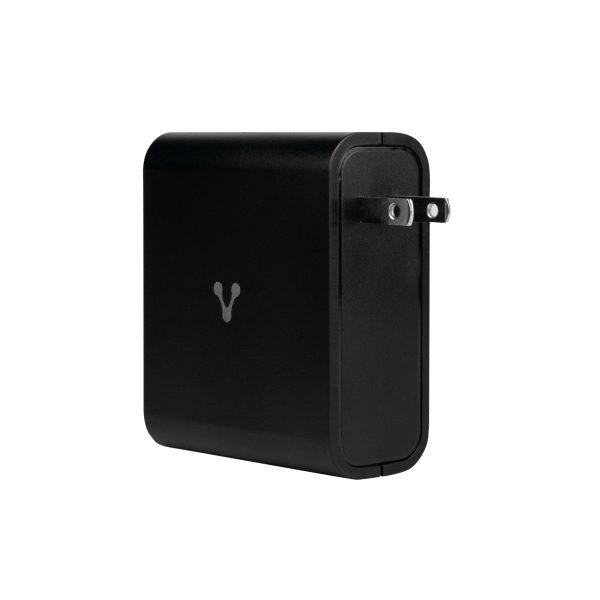 CARGADOR DE PARED VORAGO AU-600 TIPO C 100W PD 5 PUERTOS QUICK CHARGE 3.0 NEGRO