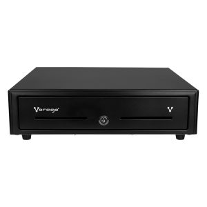 Caja Vorago CD-100 - 5 Billete - 8 Moneda, - Accionado por la impresora - Metálico - Negro