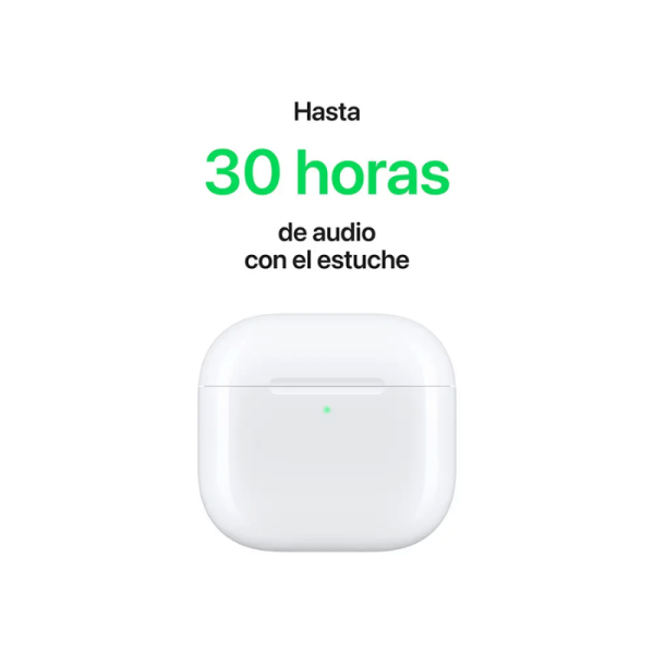 Auricular Apple AirPods 4 True Wireless Auricular Estéreo - Blanco - Siri - Binaural - Intrauditivo - Bluetooth AIRPODS 4 - Image 6