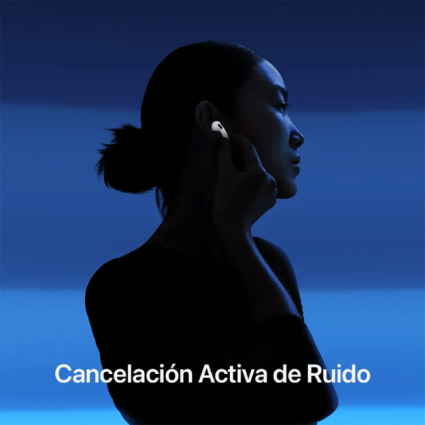 Auricular Apple AirPods 4 True Wireless Auricular Estéreo - Blanco - Siri - Binaural - Intrauditivo - Bluetooth AIRPODS 4 CON CANCELACINACTIVA DE RUIDO - Image 3