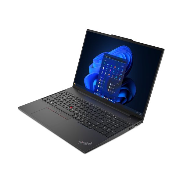 Portátil - Lenovo ThinkPad E16 Gen 2 21MB000ALM 40.6cm (16") - WUXGA - Intel Core Ultra 7 155U - 16GB - 512GB SSD - Español Teclado - Negro - Intel Chip - 1920 x 1200 - Windows 11 Pro - Intel - Tecnología conmutación en el mismo plano (In-plane Switching, IPS) - Cámara Frontal/Cámara Web - IEEE 802.11ax Wireless LAN Standard - Image 2