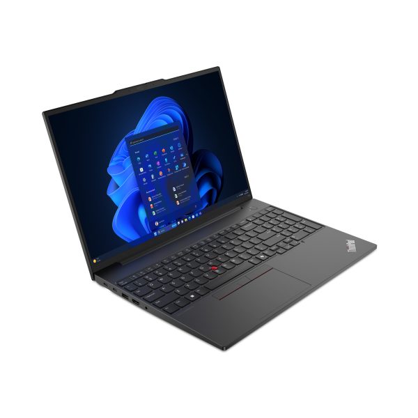 Portátil - Lenovo ThinkPad E16 Gen 2 21MB000ALM 40.6cm (16") - WUXGA - Intel Core Ultra 7 155U - 16GB - 512GB SSD - Español Teclado - Negro - Intel Chip - 1920 x 1200 - Windows 11 Pro - Intel - Tecnología conmutación en el mismo plano (In-plane Switching, IPS) - Cámara Frontal/Cámara Web - IEEE 802.11ax Wireless LAN Standard - Image 3