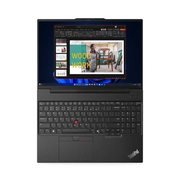 Portátil - Lenovo ThinkPad E16 Gen 2 21MB000ALM 40.6cm (16") - WUXGA - Intel Core Ultra 7 155U - 16GB - 512GB SSD - Español Teclado - Negro - Intel Chip - 1920 x 1200 - Windows 11 Pro - Intel - Tecnología conmutación en el mismo plano (In-plane Switching, IPS) - Cámara Frontal/Cámara Web - IEEE 802.11ax Wireless LAN Standard - Image 8