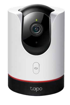 Cámara de red TP-Link Tapo C225 2K - Color - Infrarrojos Visión Nocturna - H.264 - 2560 x 1440 - 4mm Fijo Lentes - 15fps - Alexa, Asistente de Google Soportado