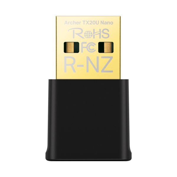 TP-Link Archer TX20U Nano AX1800 IEEE 802.11 a/b/g/n/ac/ax Banda dual Adaptador Wi-Fi para Computadora de escritorio - USB 2.0 - 2.40GHz ISM - 5GHz UNII