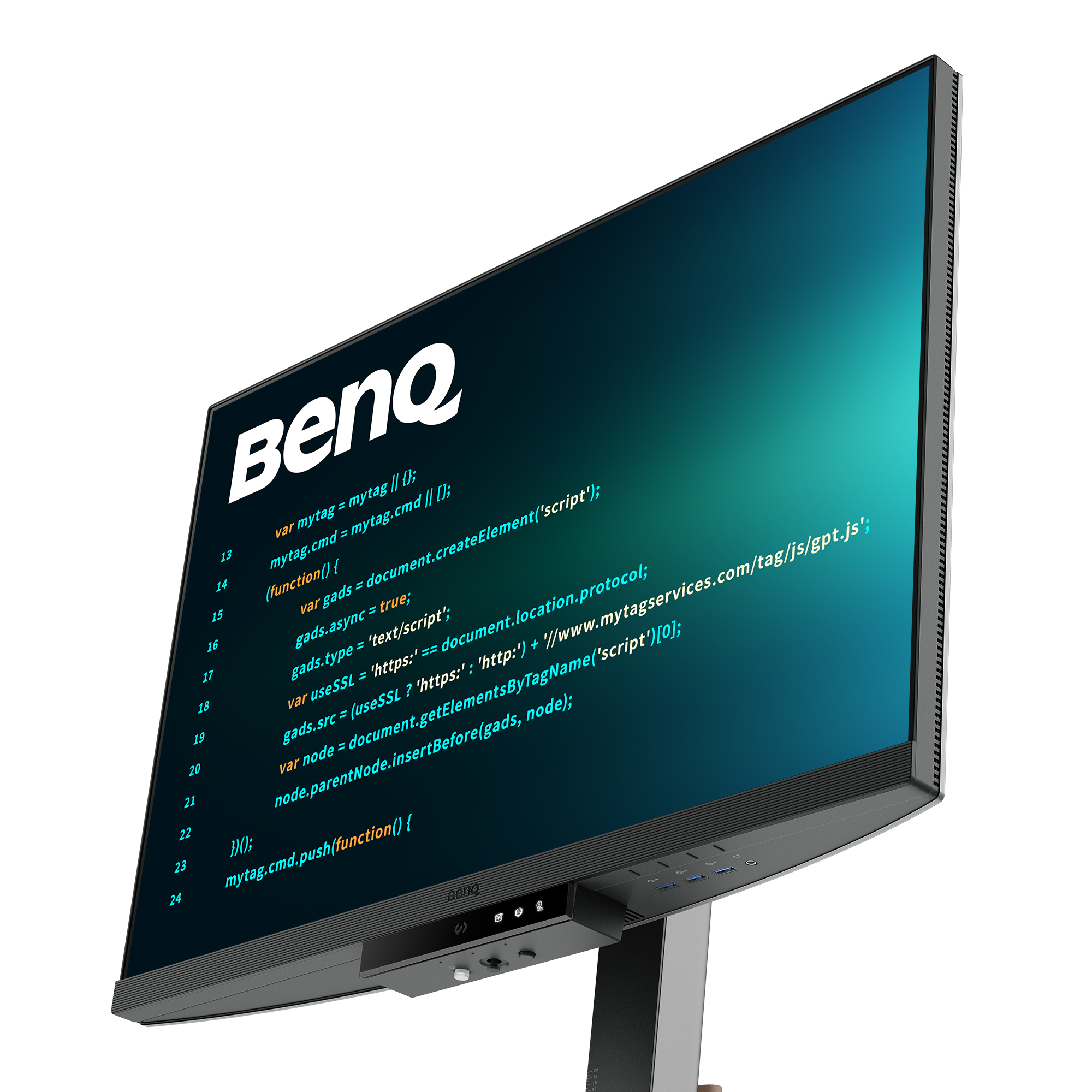 Monitor LED BenQ RD280U 28.0" (711.2mm) Class WQXGA - 3:2 - 71.6cm (28.2") Viewable - Tecnología conmutación en el mismo plano (In-plane Switching, IPS) - LED Retroiluminación - 3840 x 2560 - 1.07 Billones de colores - 400cd/m² - 5ms - 60Hz Refresh Rate - Altavoces - HDMI - DisplayPort - Concentrador USB, Conmutador KVM - Image 6