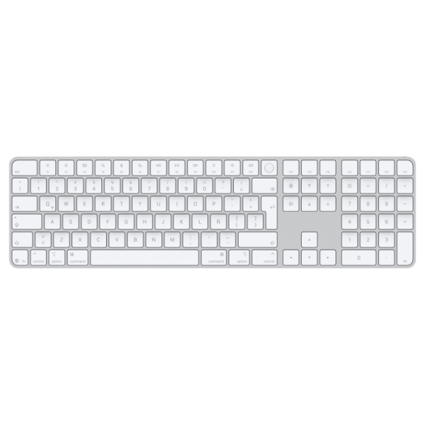 MAGIC KEYBOARD CON TOUCH ID Y T NUMERICO PARA MAC BLANCO ESPANOL LA