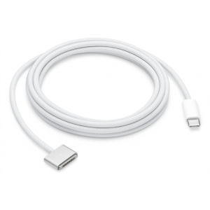 Apple 2m MagSafe 3/USB-C Cable de transferencia de datos - Cable for MacBook Air, MacBook Pro, MAC, Portátil - Plata CABLE DE USB-C A MAGSAFE 32 M