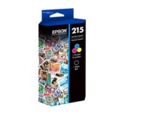 Cartucho de tinta Epson 215 Estándar Rendimiento Inyección de tinta - Tricolor - Original - 1 Paquete