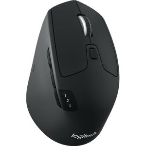 Logitech M720 Mouse - Frecuencia Bluetooth/Radio - USB - Óptico - 7 Botón(es) - Negro Solamente - Inalámbrico - 1000 dpi - Rueda inclinable - Diestro