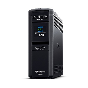 UPS de línea interactiva CyberPower PFC Sinewave CP1500PFCLCDA - 1.50kVA/1kW - Torre - AVR - 8Hora(s) Recharge - 2.50Minuto(s) Stand-by - 120 V AC Entrada - 120 V AC Salida - 12 x NEMA 5-15R, 2 x USB Receptacle(s) - Monofásico - Puerto Serial - 6 x Battery/Surge Outlet